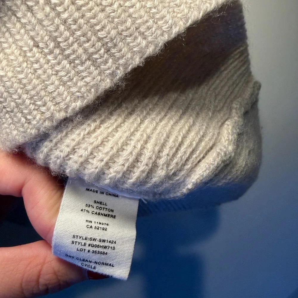 Cozy‎ Beige Knit Sweater